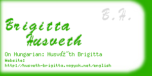 brigitta husveth business card